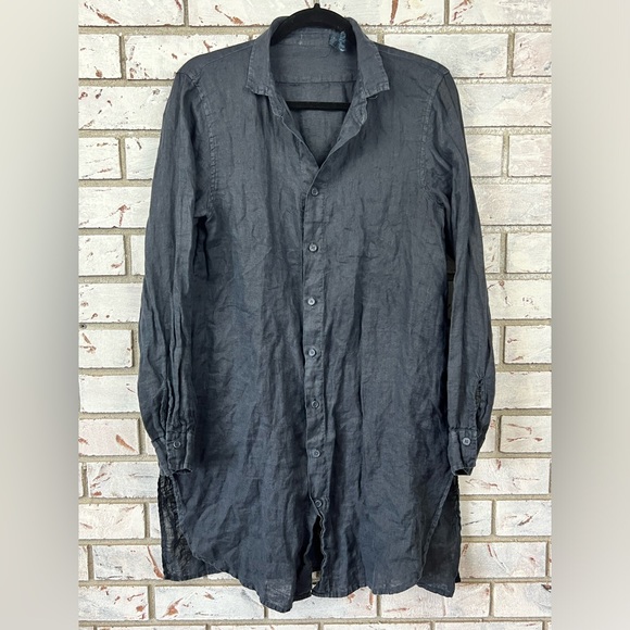 CP Shades | Jane Linen Oversized Button Down - Picture 5 of 8